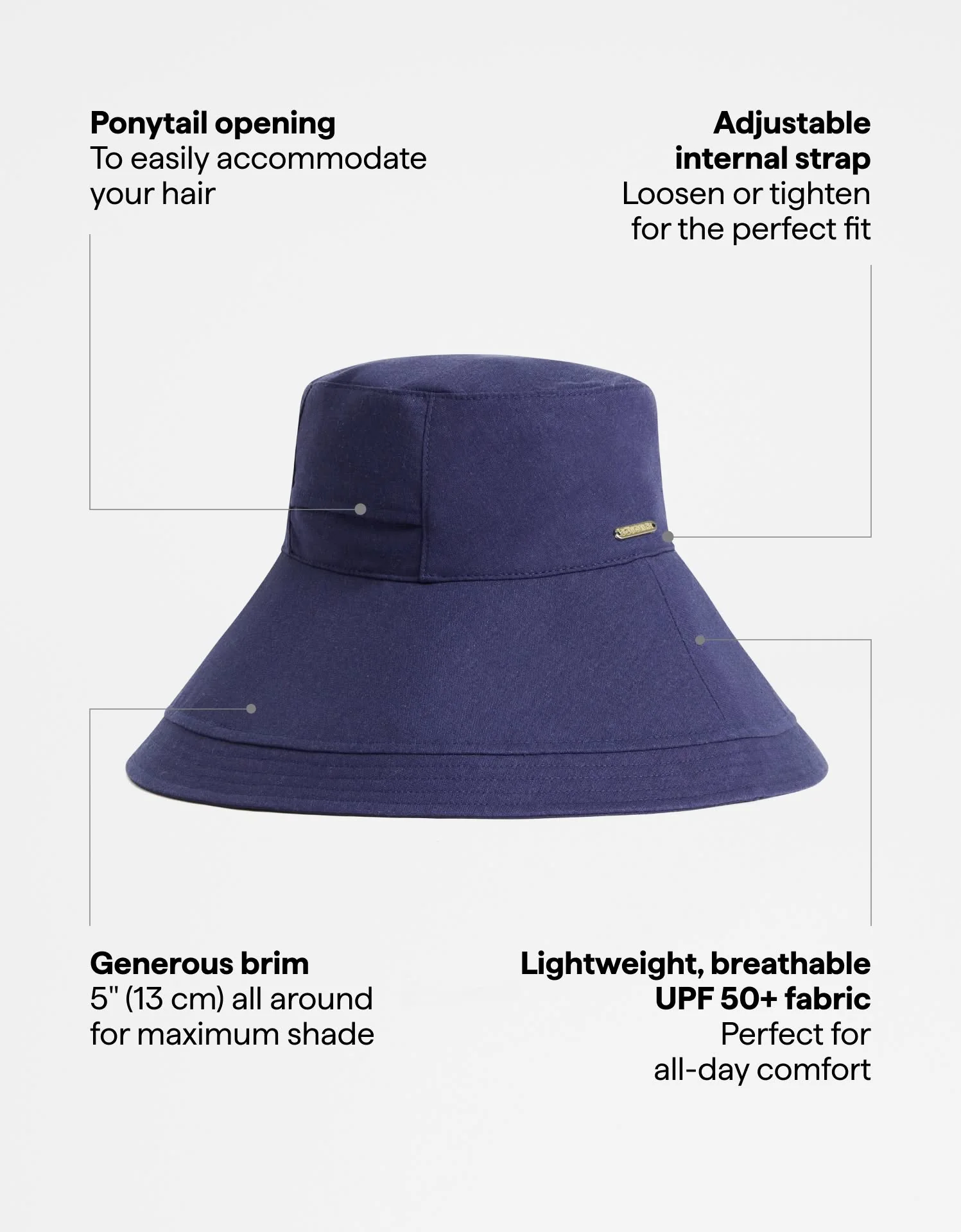 Summer Ultra Wide Brim Sun Hat UPF 50+ - Image 25