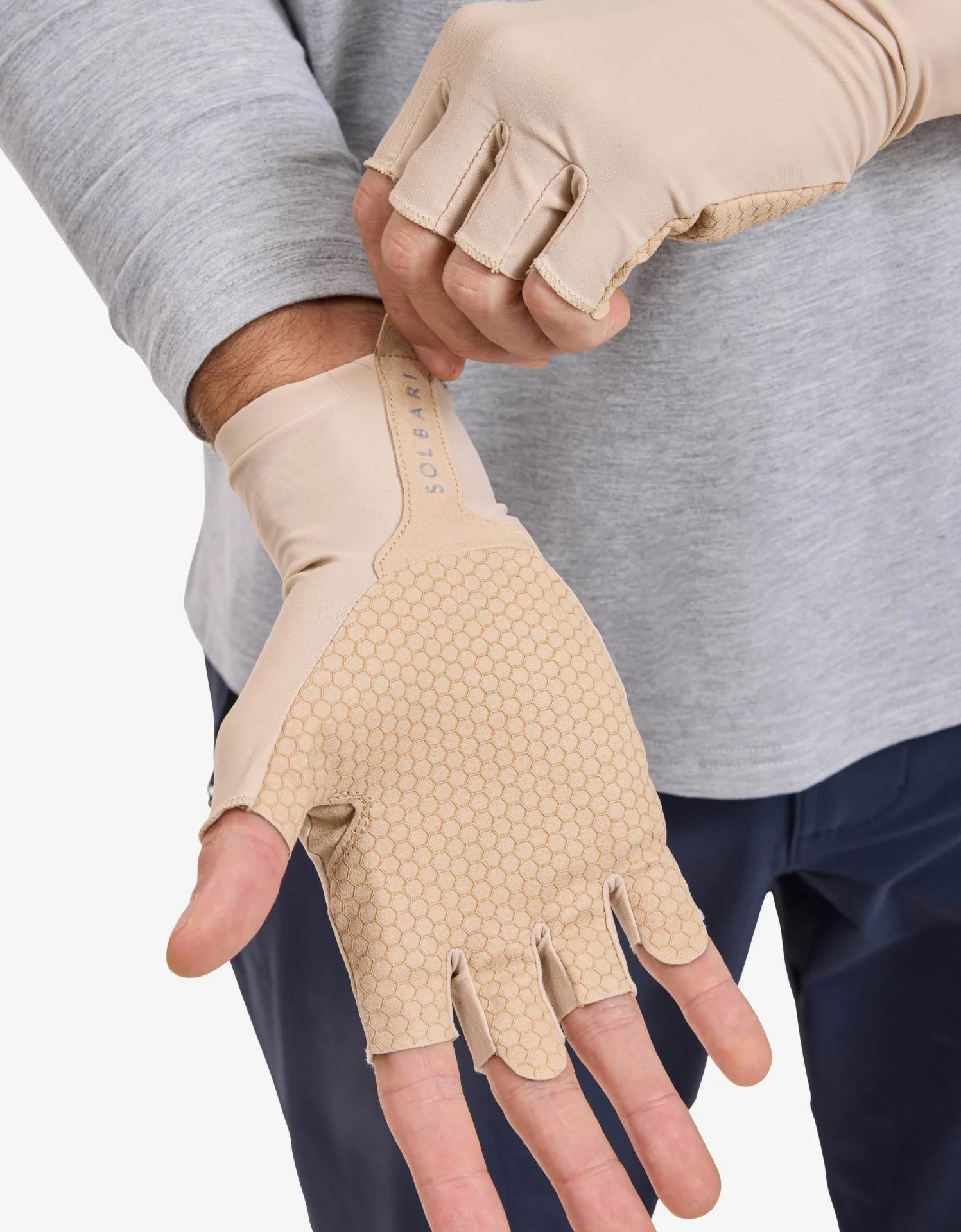 UV Fingerless Sun Gloves UPF 50+ - Image 10