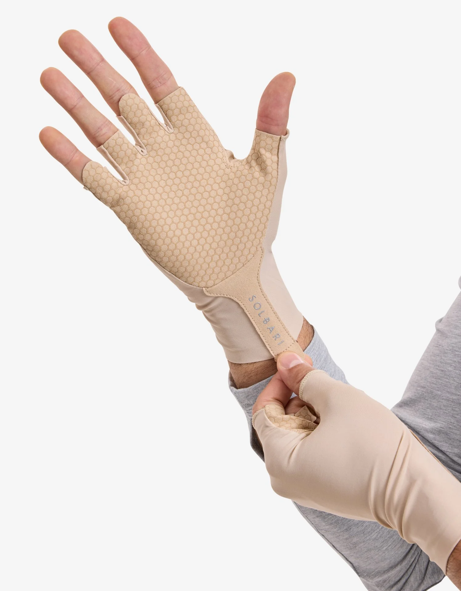 UV Fingerless Sun Gloves UPF 50+ - Image 11