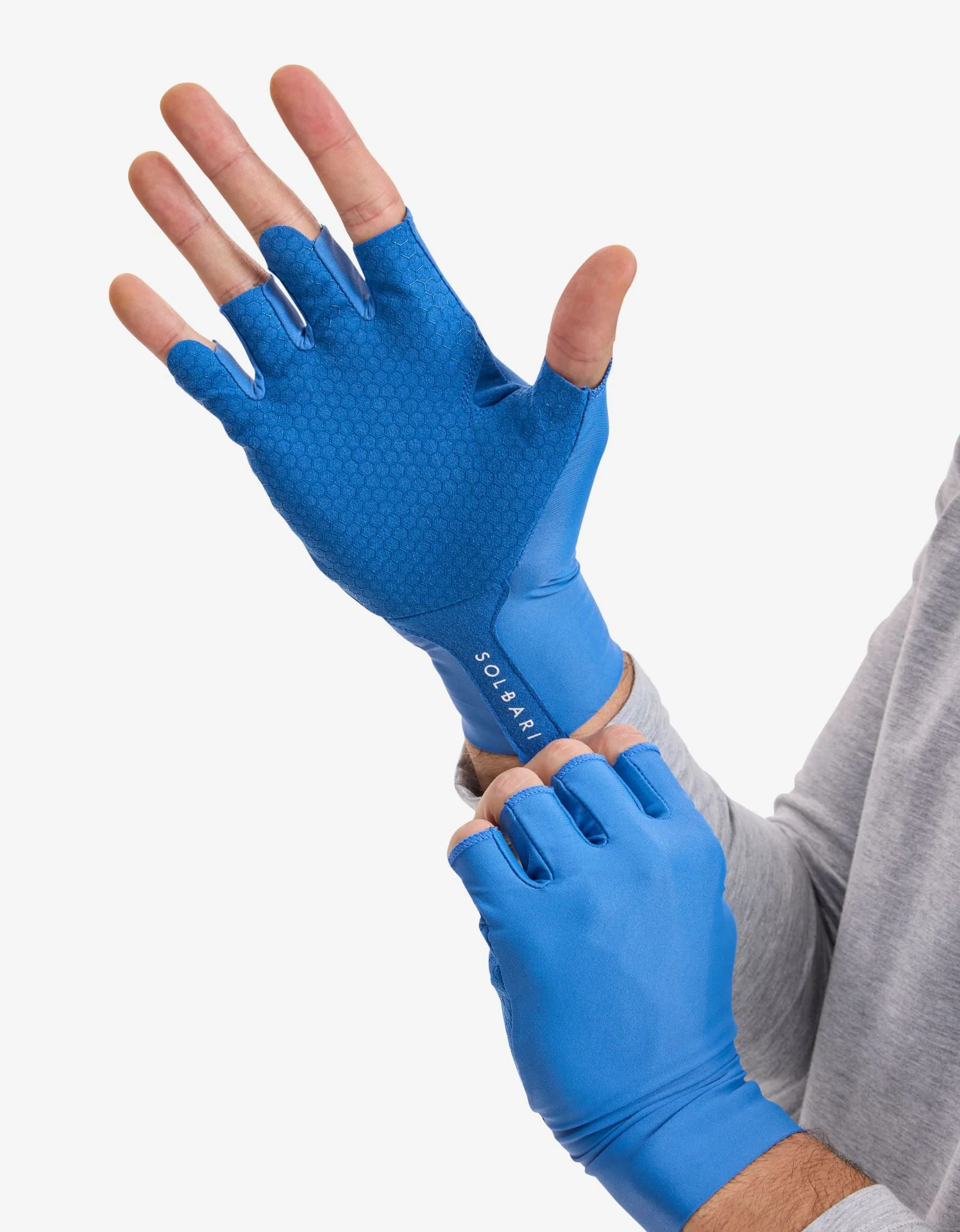 UV Fingerless Sun Gloves UPF 50+ - Image 2