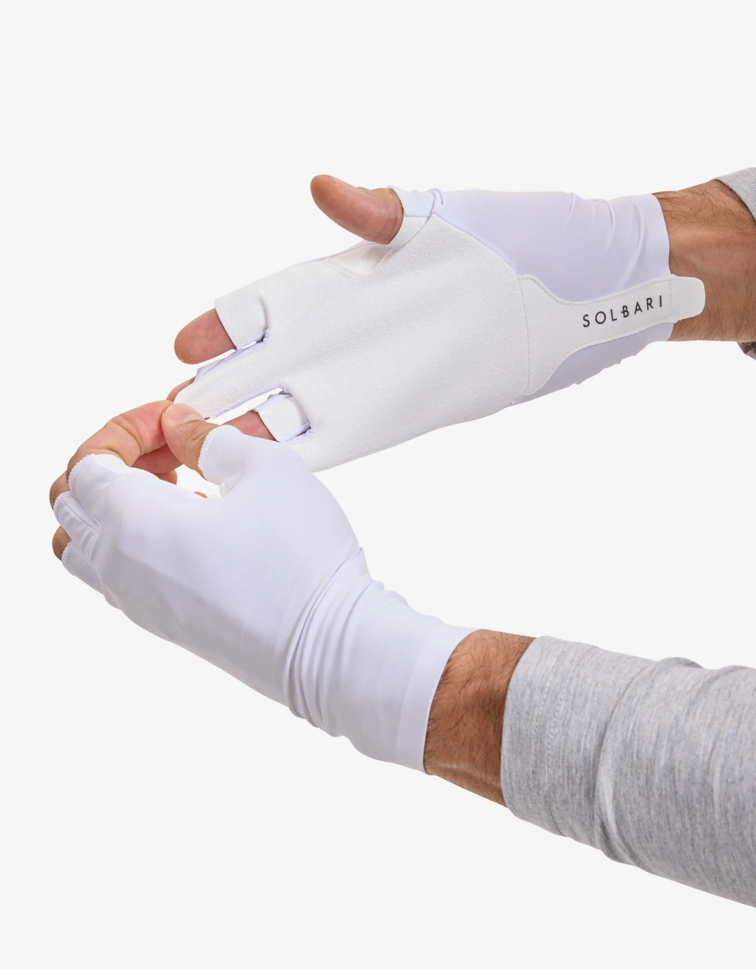 UV Fingerless Sun Gloves UPF 50+ - Image 7