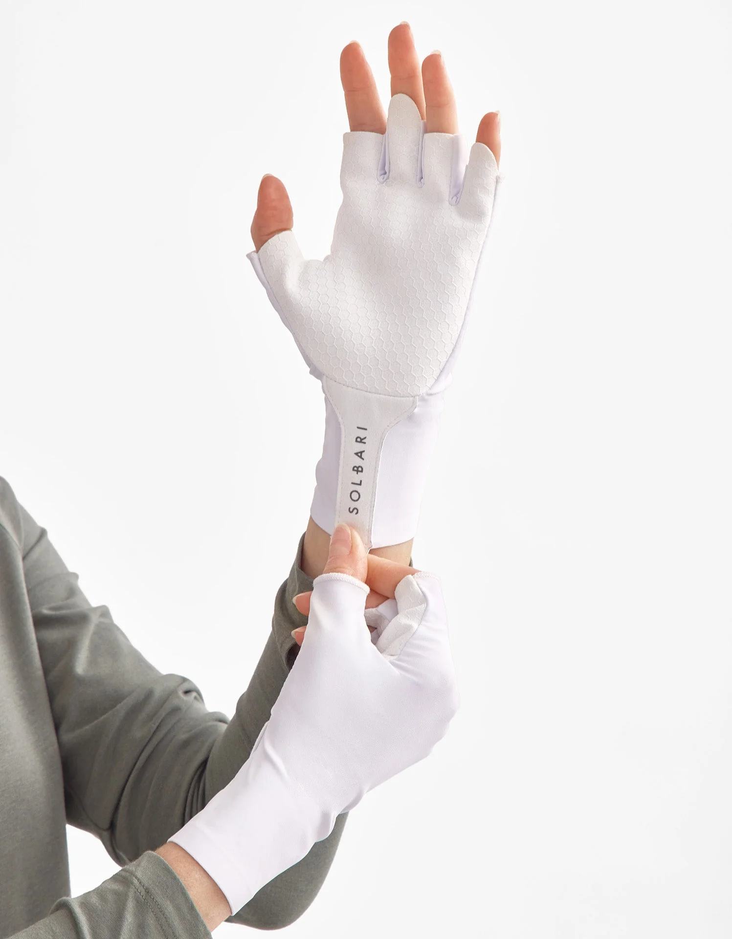 UV Fingerless Sun Gloves UPF 50+ - Image 4