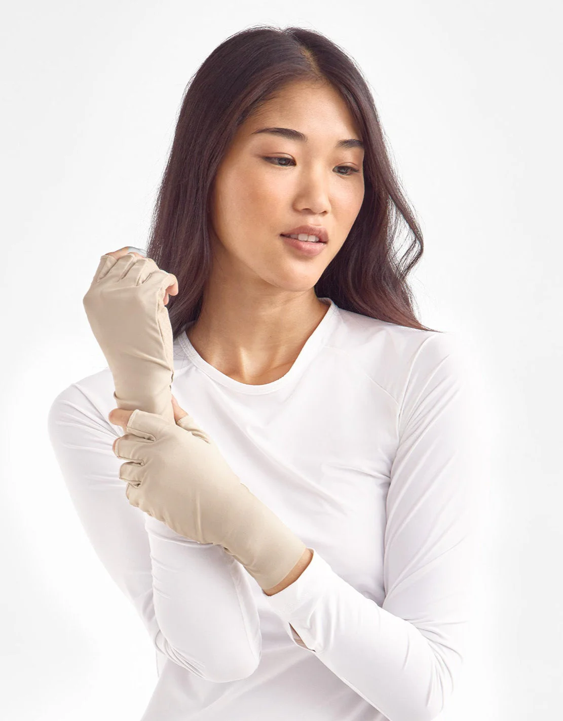 UV Fingerless Sun Gloves UPF 50+ - Image 7